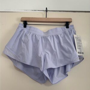 lululemon Lavender LR 2.5” Hotty Hot Shorts